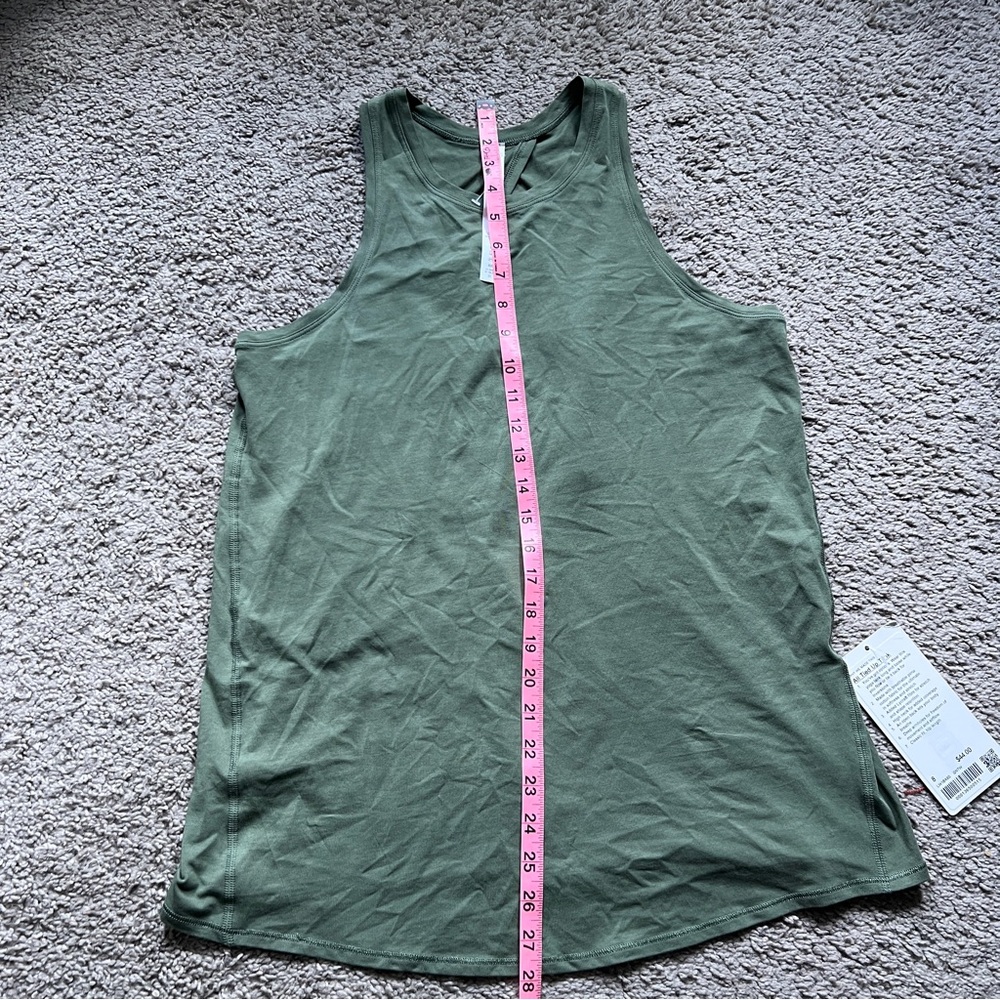 $44 Lululemon All Tied Up Tank Top *Pima Cotton
Green Twill size 8 - Picture 5 of 8